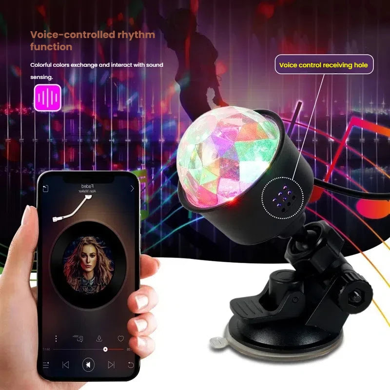 Mini lampka imprezowa RGB