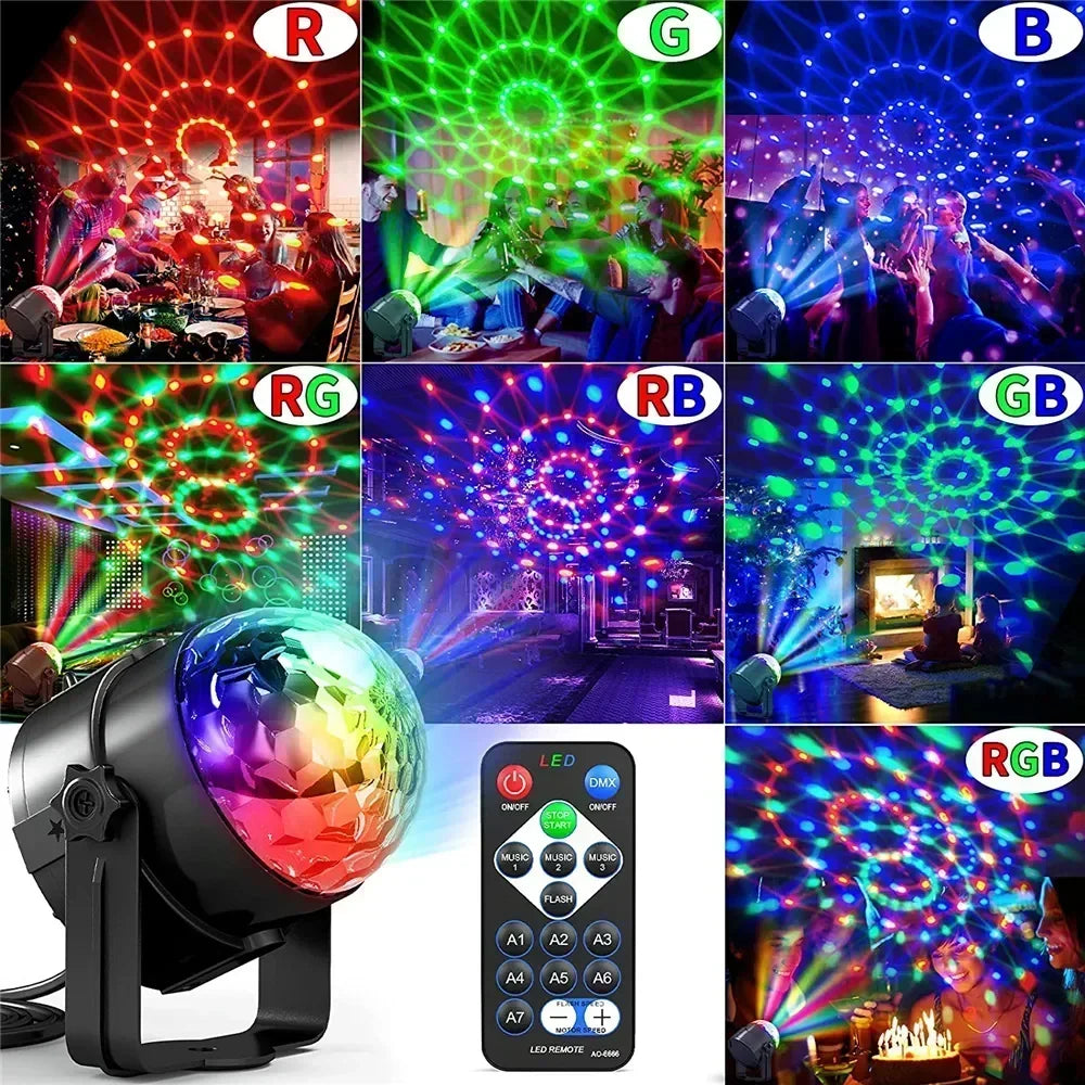Lampka Imprezowa RGB