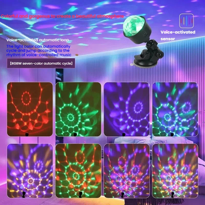 Mini lampka imprezowa RGB