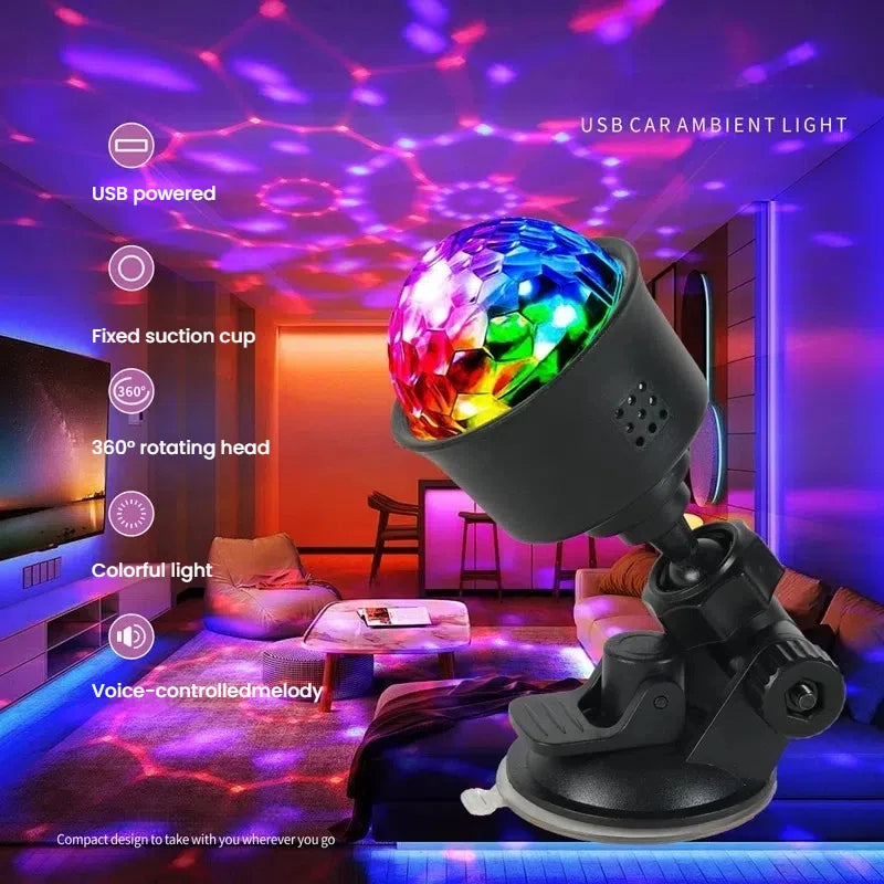 Mini lampka imprezowa RGB